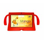Tableta copii SMART TabbyBoo Mango Fun 4GB RAM Android 12 Wi-Fi ecran 7 inch 1000 jocuri si activitati educative pentru copii red