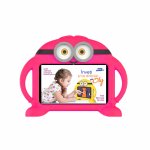 Tableta copii SMART TabbyBoo Oly Fun 64GB Android 12 cu control parental Wi-Fi 1000 jocuri si activitati educative pentru copii pink