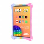 Tableta copii SMART TabbyBoo Popit 64GB 4GB RAM Android 12 SIM card & Wi-Fi OctaCore ecran 8 IPS 1000 jocuri pink multicolor