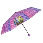 Umbrela manuala pliabila pentru copii Perletti cu Rainbow High 91 cm diametru