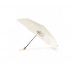 Umbrela mini pentru femei Perletti pentru soare sau ploaie manuala 97 cm Bej