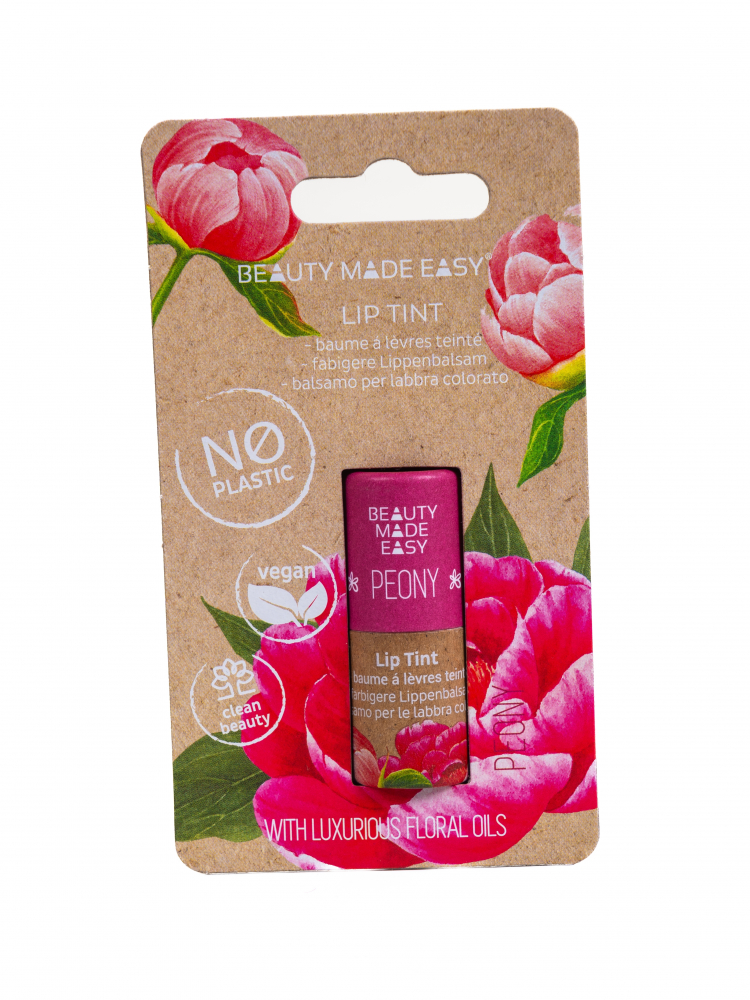 Balsam buze nuantat vegan zero plastic Peony 55 g