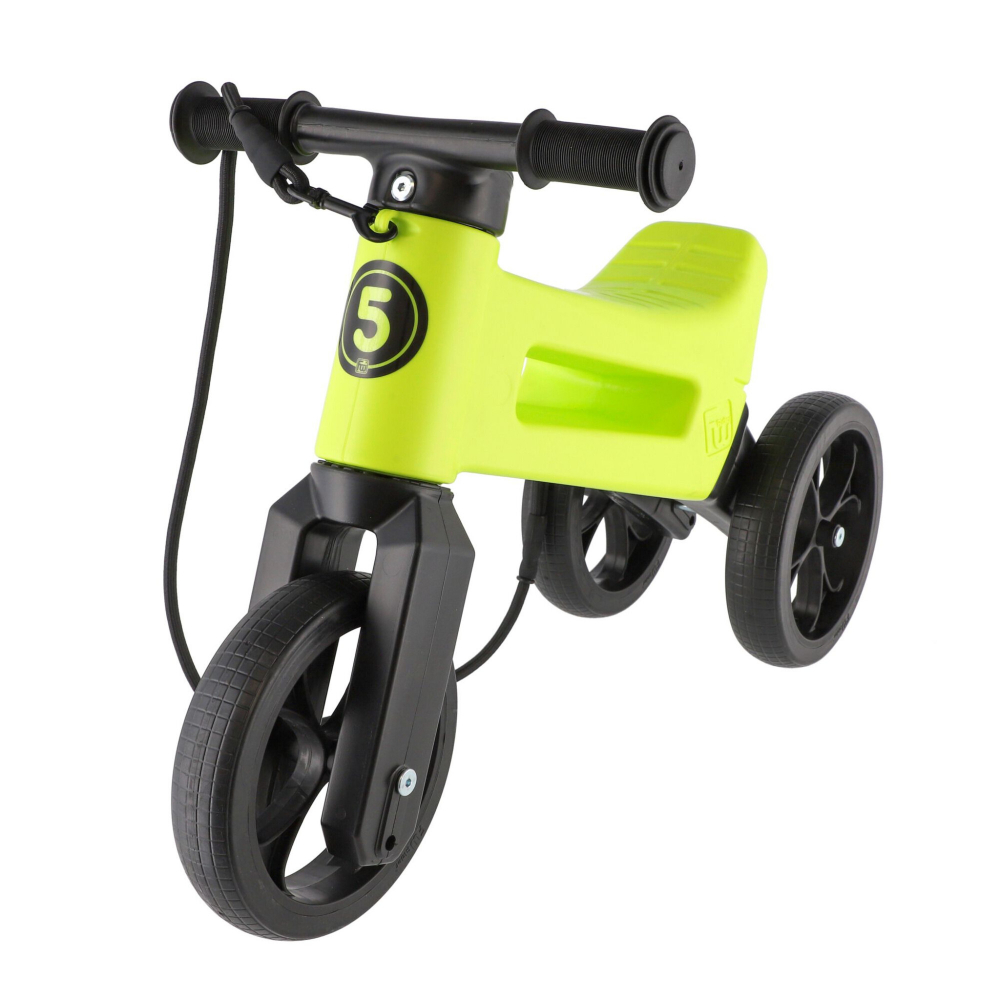 Bicicleta fara pedale 3 in 1 Funny Wheels Rider Yettu Superpack LimeBlack - 6
