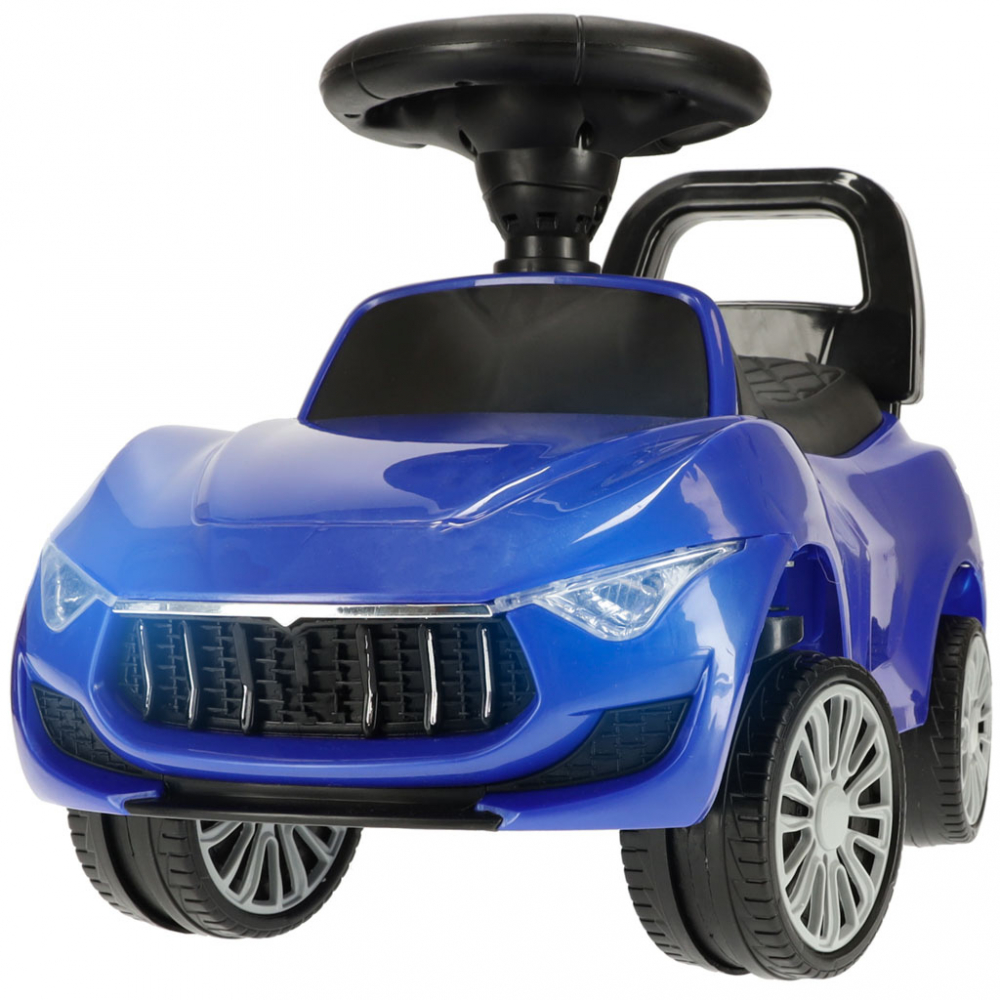 Masinuta fara pedale cu sunete si lumini Blue Baby Car - 2
