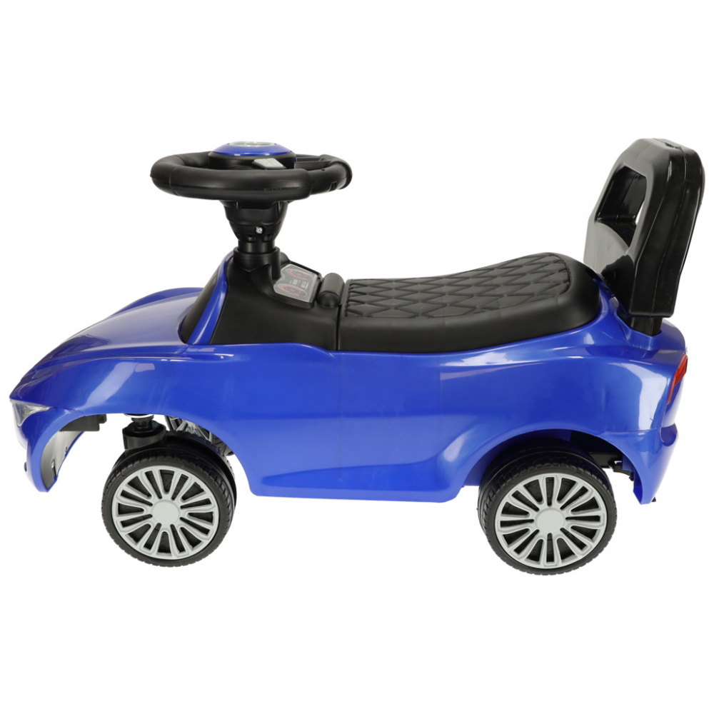 Masinuta fara pedale cu sunete si lumini Blue Baby Car - 4