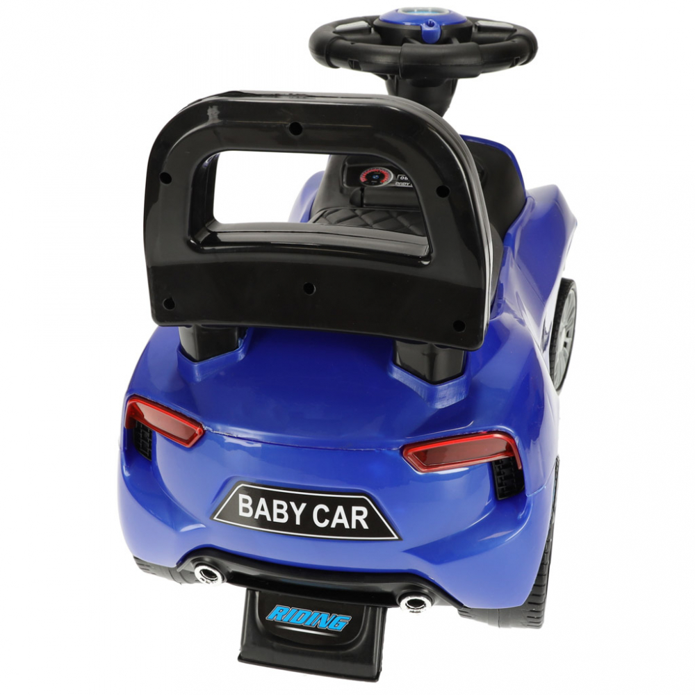 Masinuta fara pedale cu sunete si lumini Blue Baby Car - 7