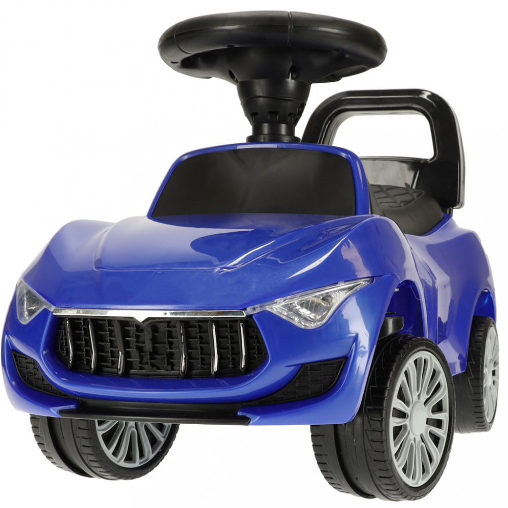 Masinuta fara pedale cu sunete si lumini Blue Baby Car - 8