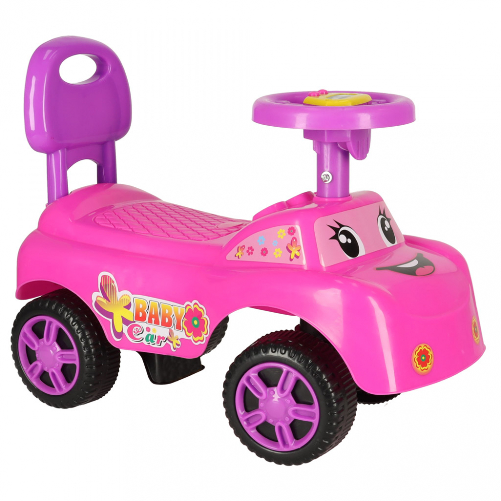 Masinuta fara pedale muzicala Pink Baby Car - 6