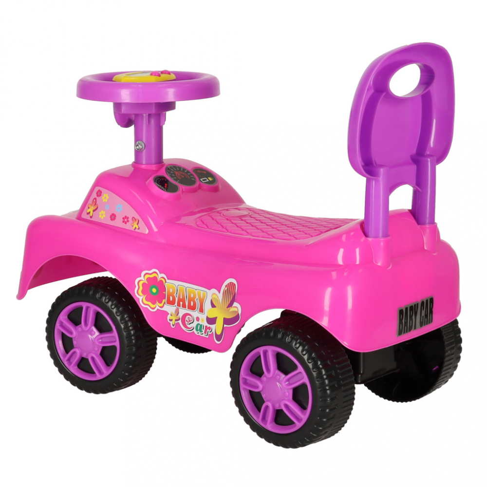 Masinuta fara pedale muzicala Pink Baby Car - 4