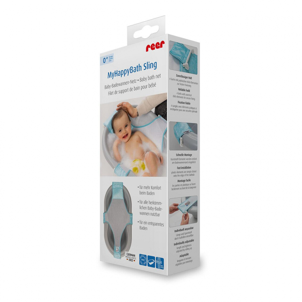 Hamac de baie pentru cadita bebelusului MyHappyBath Sling reglabil - 1 | YEO