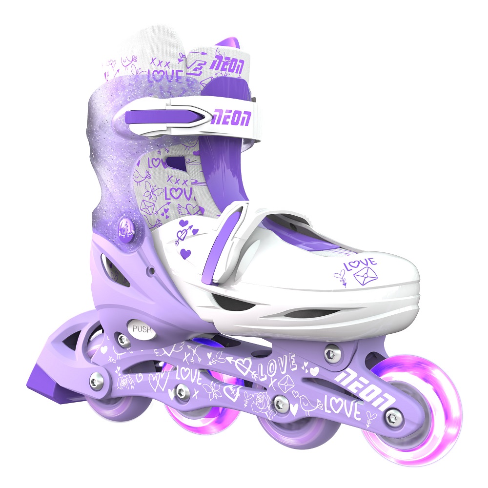 Role 2 in 1 Neon Combo Skates marime 34-37 purple - 1