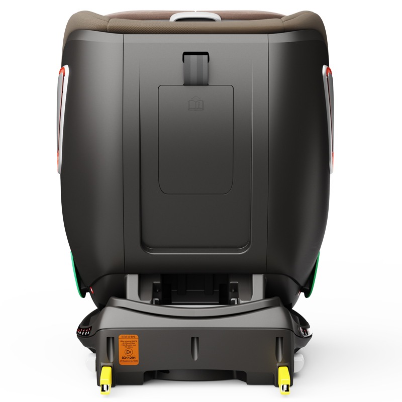 Scaun auto Platinum Deluxe i-Size Buf Boof cu isofix rotativ 360 grade Top Tether Sips 40-150 cm 0-36 kg Coffee - 2