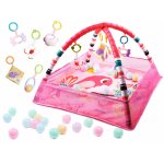 Centru de joaca multifunctional pentru copii cu bilute incluse Pink