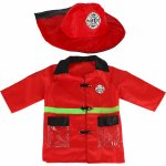 Costum de carnaval Pompier cu Walkie-Talkie 3-8 ani