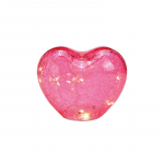 Decoratiune Inima roz cu leduri