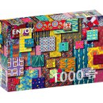 Puzzle 1000 piese Enjoy Designer Patterns 4