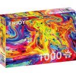 Puzzle 1000 piese Enjoy Rainbow Marble