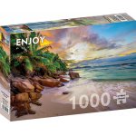 Puzzle 1000 piese Enjoy Seychelles Beach at Sunset