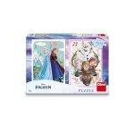 Puzzle 2 in 1 Anna si Elsa 2x77 piese