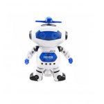 Robot interactiv 360 grade cu sunete si lumini Blue
