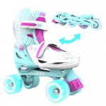 Role 2 in 1 Neon Combo Skates marime 34-37 teal pink