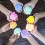 Set 6 culori spuma de modelat Playfoam Setul elevului