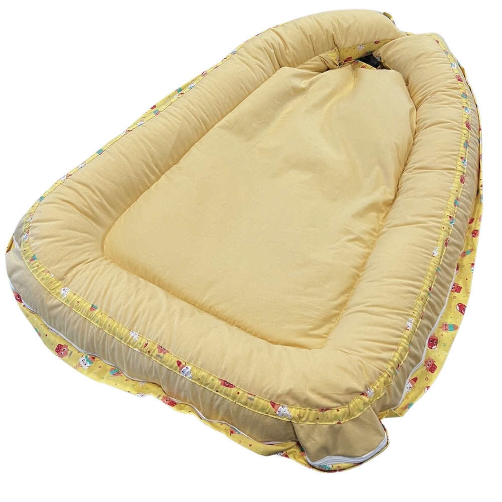 Baby Nest Dream of Ice Cream culcus bebelus pentru dormit reversibil multifunctional 100 x 60 cm - 1