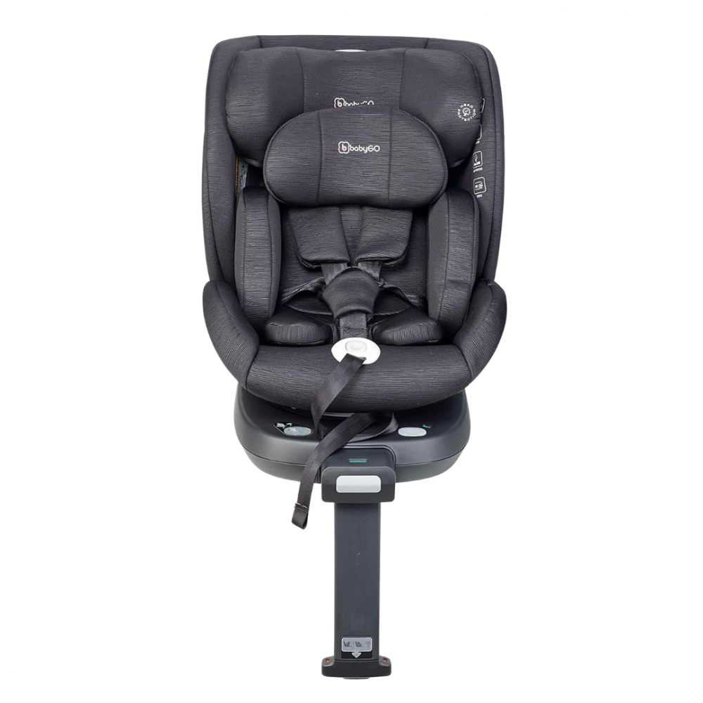 Scaun auto rotativ BabyGo Prime 360 40-150 cm certificat R129 Black