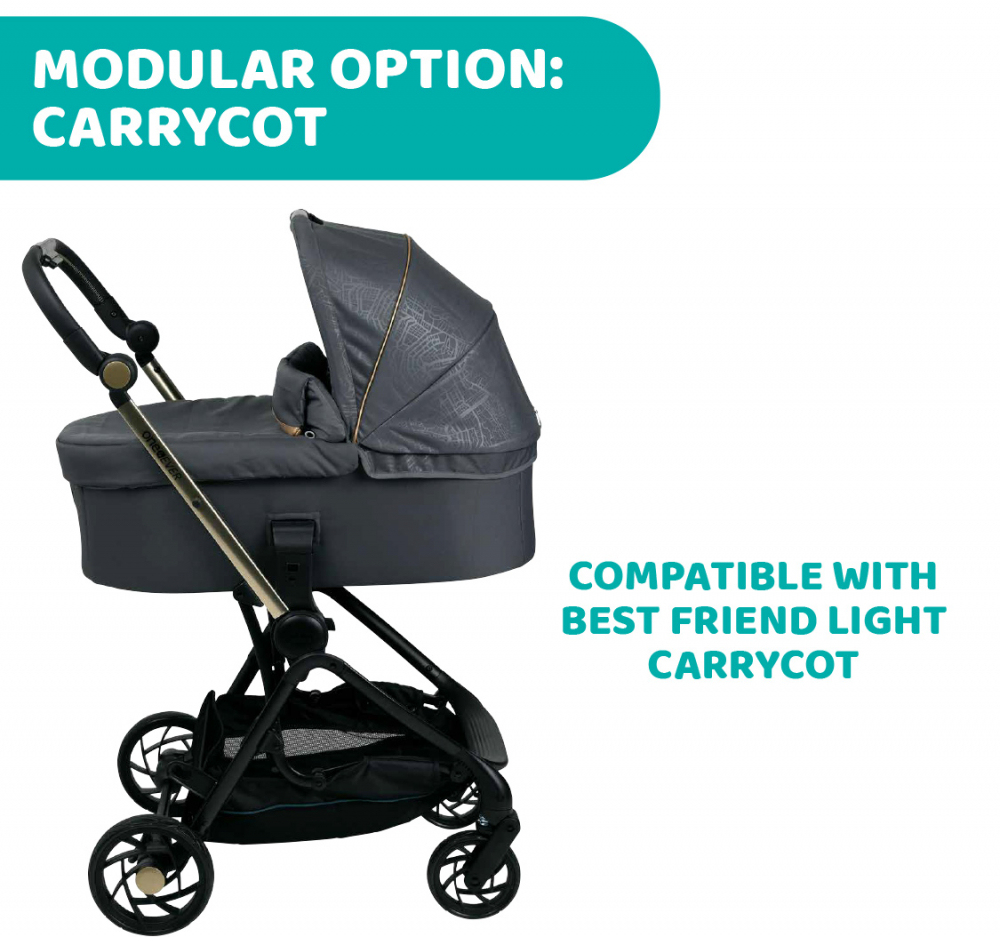 Carucior copii 4 in 1 Chicco One4Ever Special Edition City Map Re Lux Kory Essential - 3
