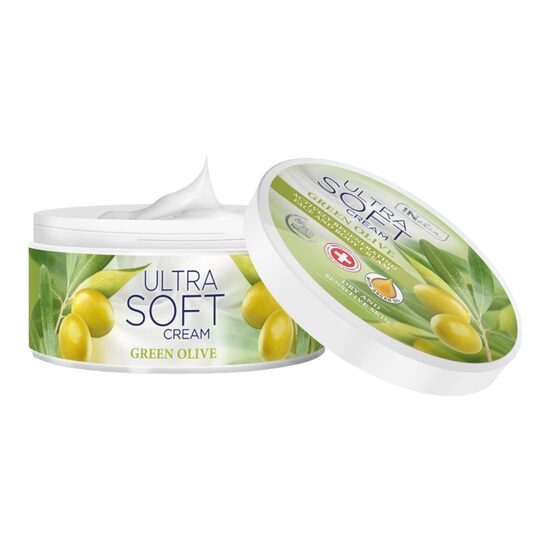 Crema pentru fata si corp Inelia Ultra Soft Regenerare activa Masline Verzi 200ml