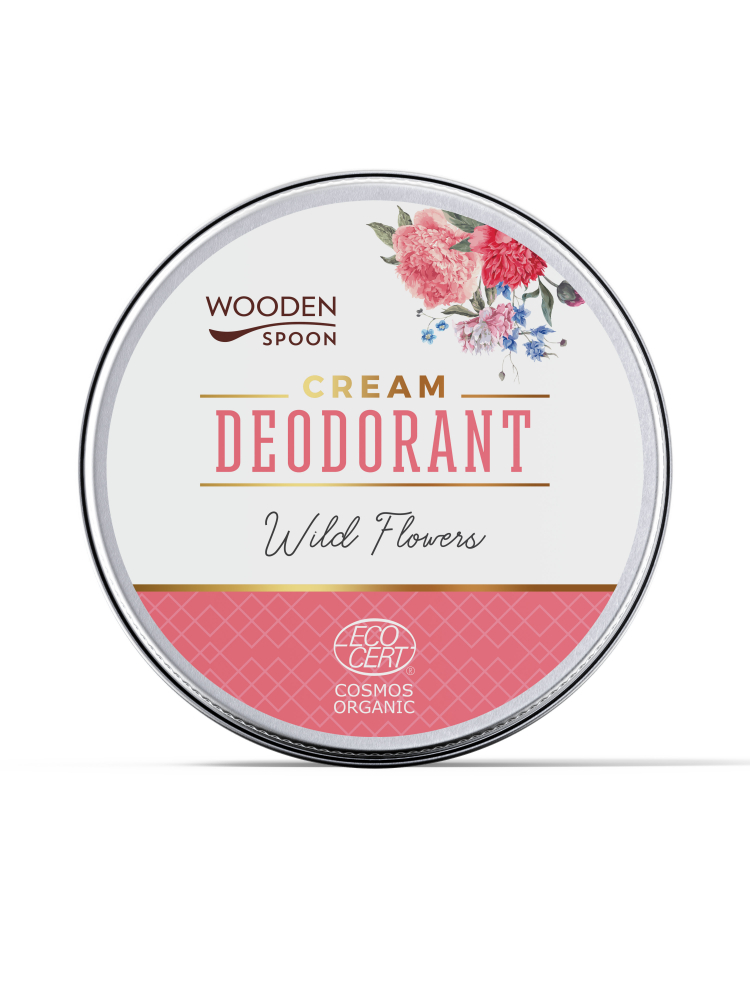 Deodorant crema Wild Flowers Wooden Spoon bio 60ml