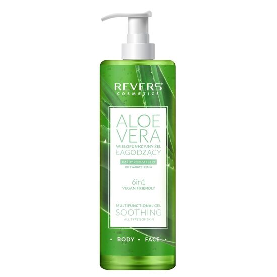 Gel calmant multifunctional pentru fata si corp 6 in 1 cu aloe vera 99 400ml