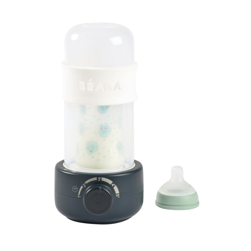 Incalzitor biberoane si sterilizator Beaba BabyMilk Second Night Blue - 1 | YEO