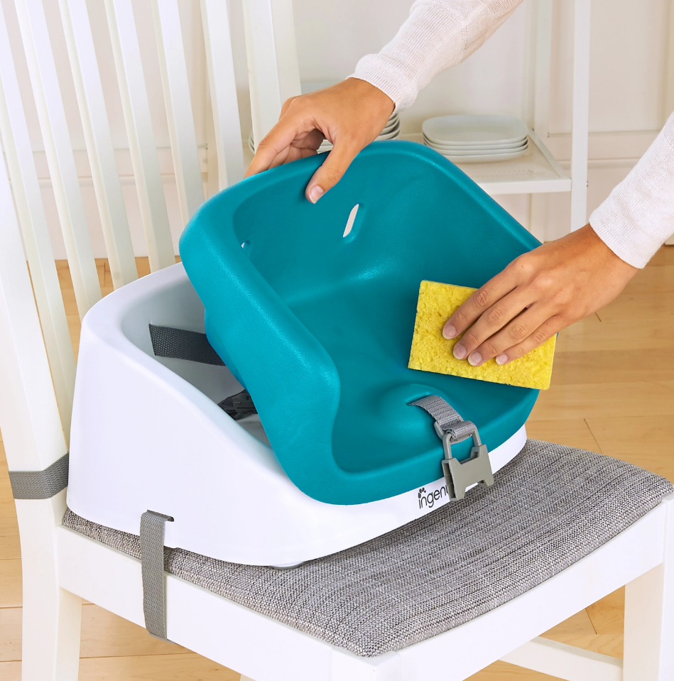 Booster Ingenuity Toddler SmartClean Peacock Blue - 2 | YEO