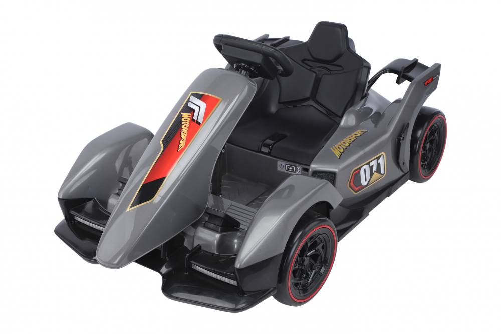 Kart electric pentru copii cu telecomanda Nichiduta Motorsport Grey - 7