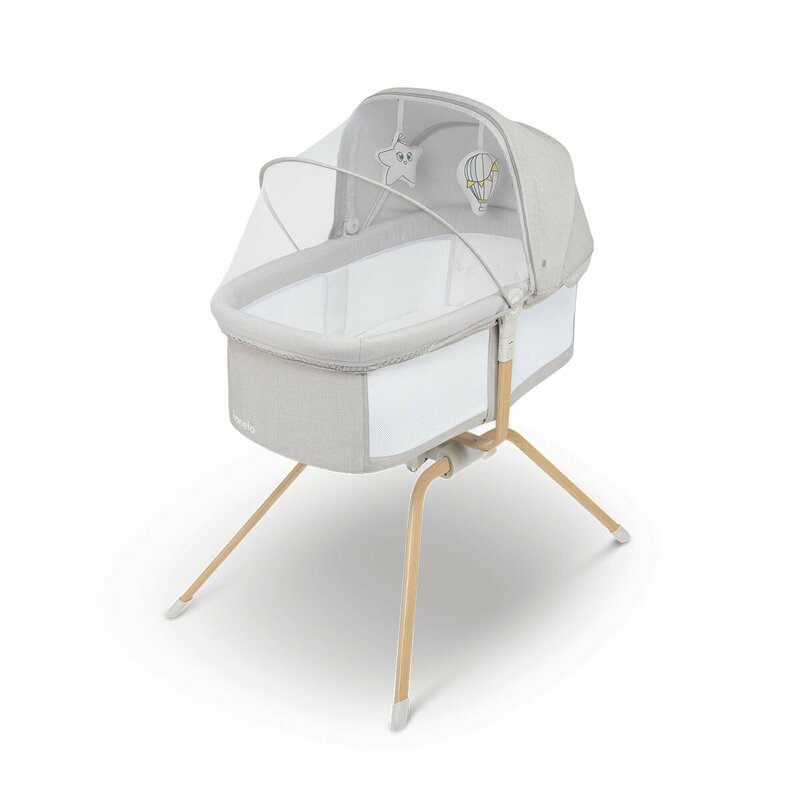 Patut balansoar Lionelo Malin Evo 3 in 1 pliabil 0-9 kg bej
