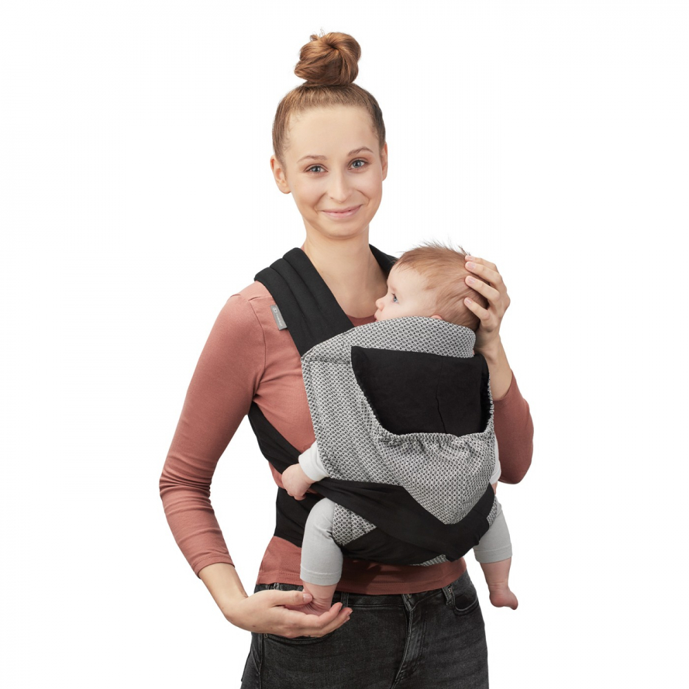 Marsupiu ergonomic Kinderkraft Adoree Mei Tai grey - 1 | YEO