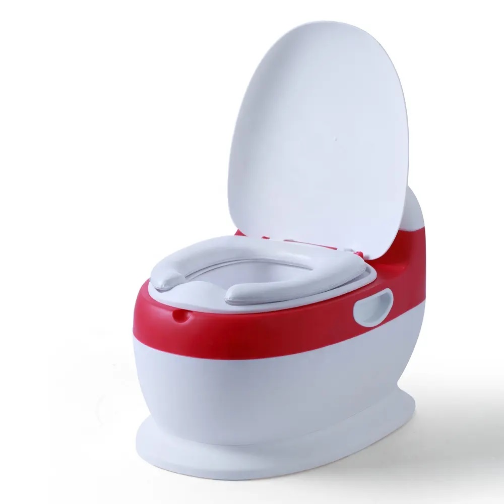 Olita educationala muzicala Little Mom Toilet Red