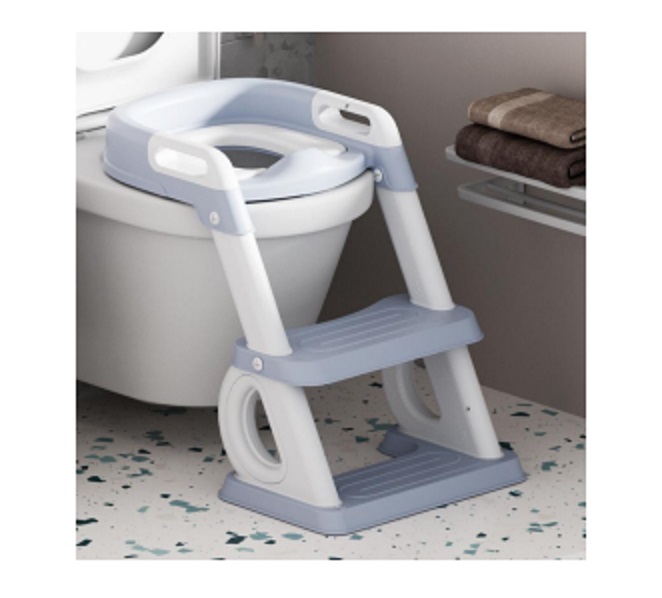 Reductor pliabil pentru toaleta multifunctional Little Mom Blue