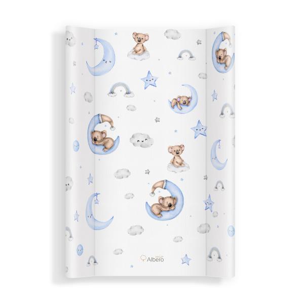 Saltea de infasat bebe cu intaritura 70x47,5 C009 Heaven world Blue