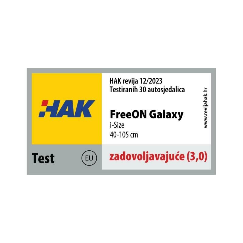 Scaun auto FreeON Galaxy 0-12 ani 360 grade tehnologie isofix I-Size si Top Tether Warm Grey - 3