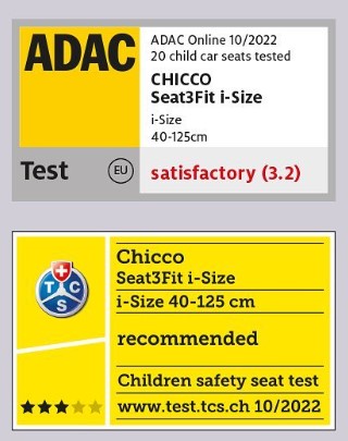 Scaun auto copii Chicco Seat3Fix I-Size Air 40-125cm Black Air 40-125cm - 5