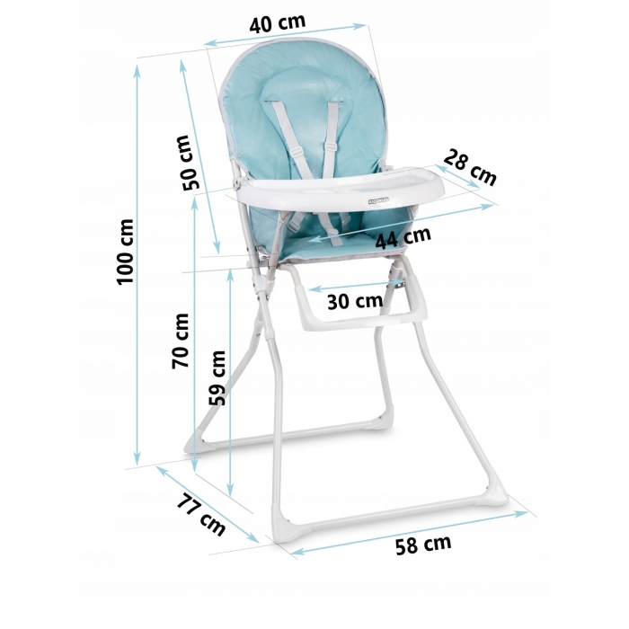 Scaun de masa Ricokids Fando Albastru 58 x 77 x 100 cm - 4 | YEO