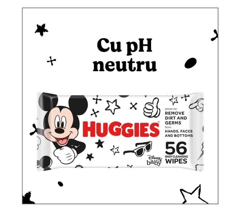 Servetele umede Huggies Mickey Mouse 10 pachete - 1