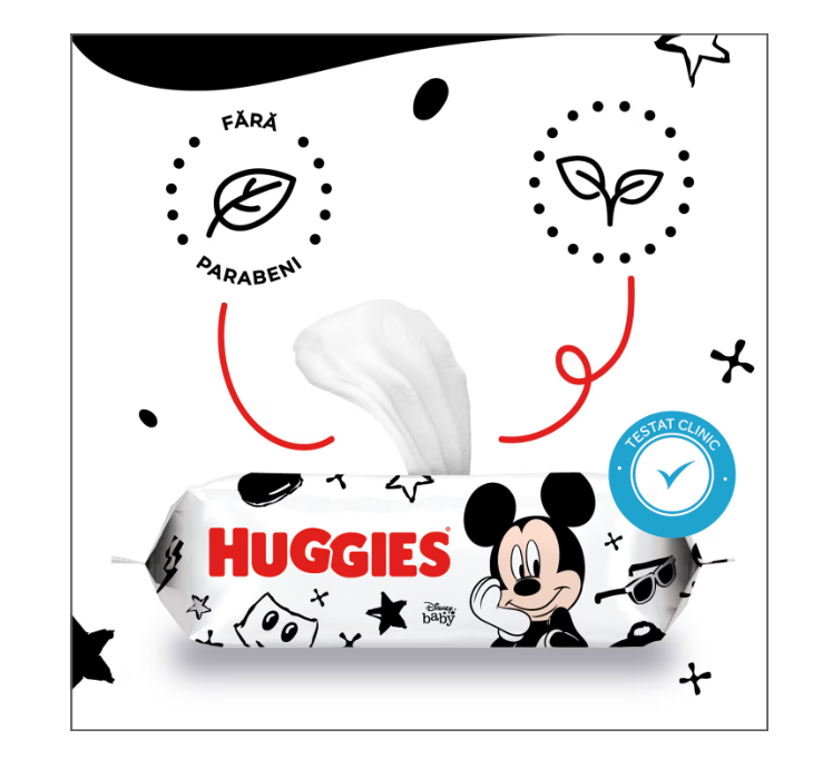 Servetele umede Huggies Mickey Mouse 10 pachete - 4