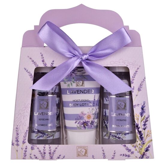 Set 3 produse de baie cu parfum de lavanda Accentra 250 ml