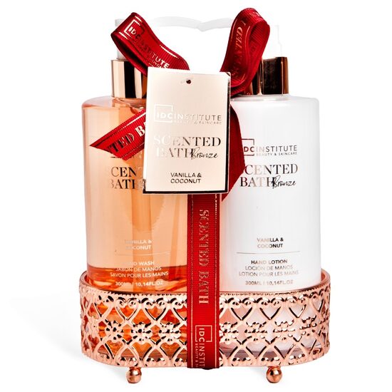 Set sapun lichid si crema de maini Bronze Body Duo IDC Institute 600 ml