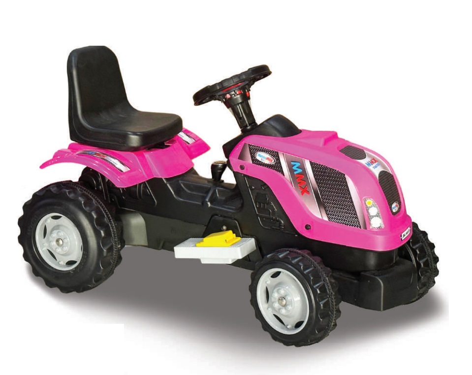 Tractor electric cu remorca 35W Micromax MMX Pink