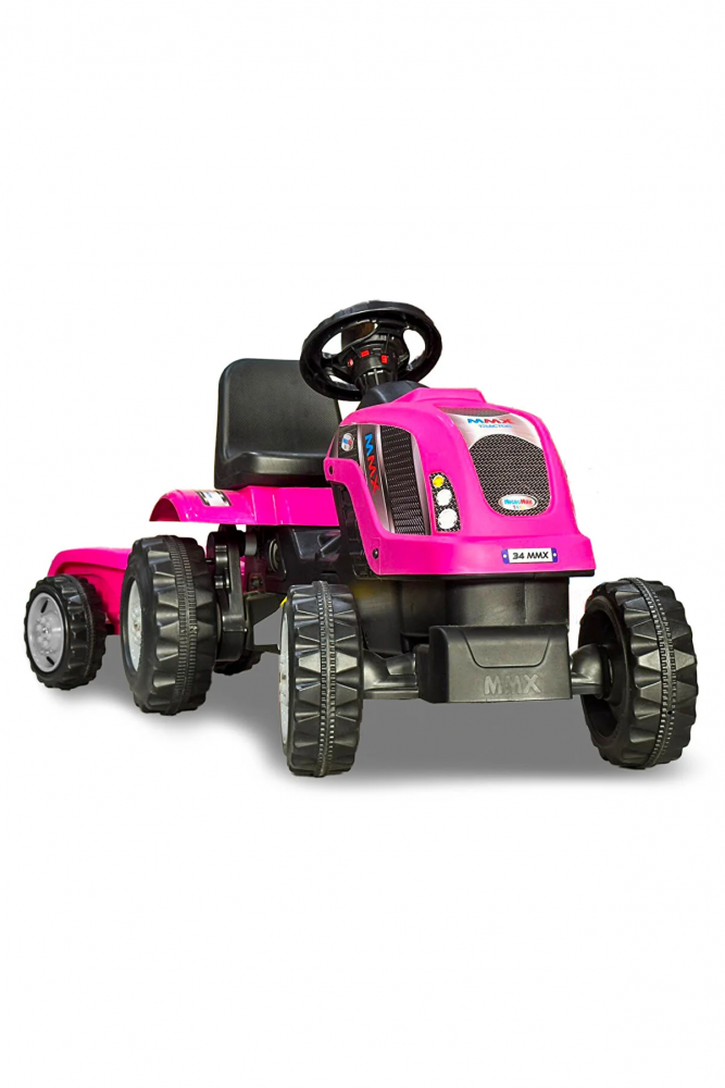 Tractor electric cu remorca Micromax MMX Pink - 3