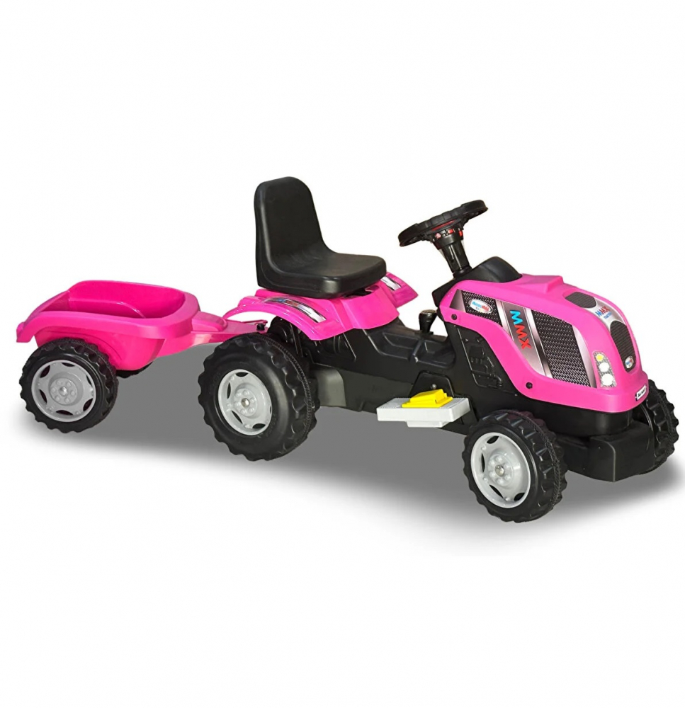 Tractor electric cu remorca Micromax MMX Pink - 4